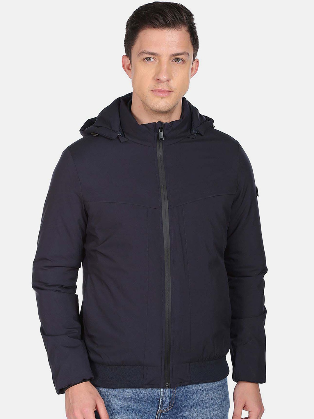 

Arrow Sport Men Blue Padded Jacket