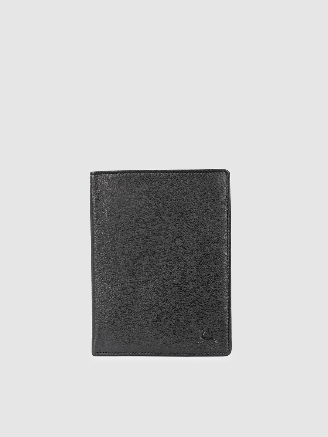 

Pacific Gold Men Leather Passport Holder, Black