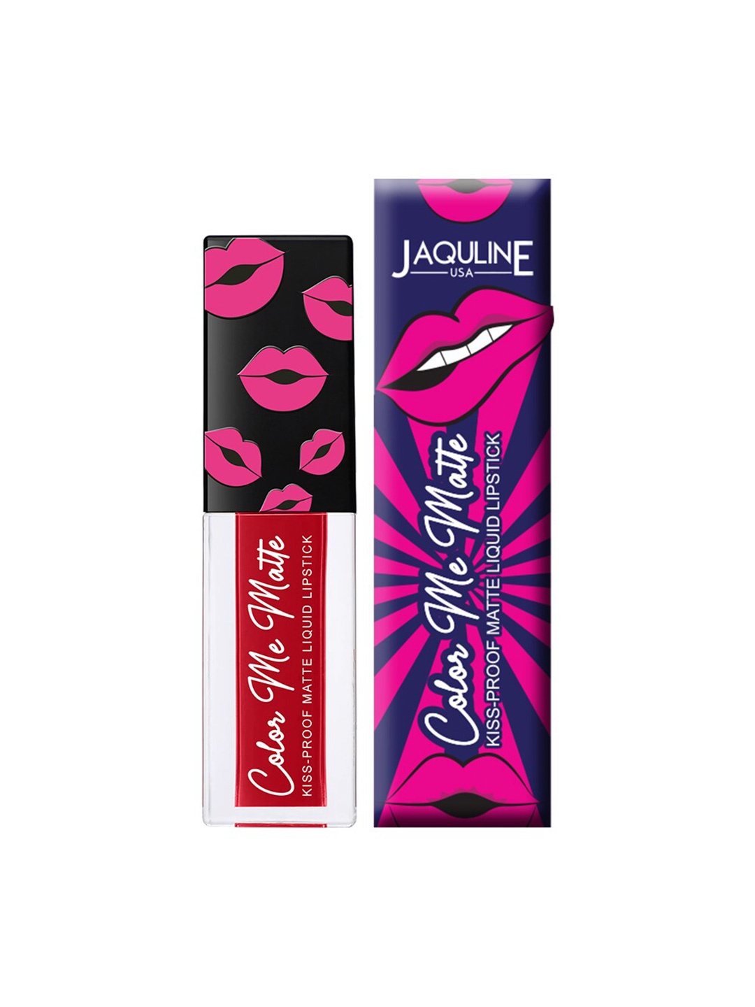 

Jaquline USA Color Me Matte Long Lasting Liquid Lipstick 5 ml - Crimson Red