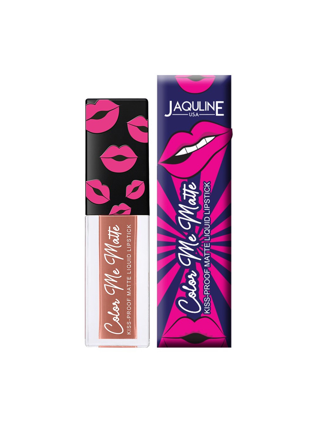 

Jaquline USA Color Me Matte Long Lasting Liquid Lipstick 5 ml - Caramel Brown