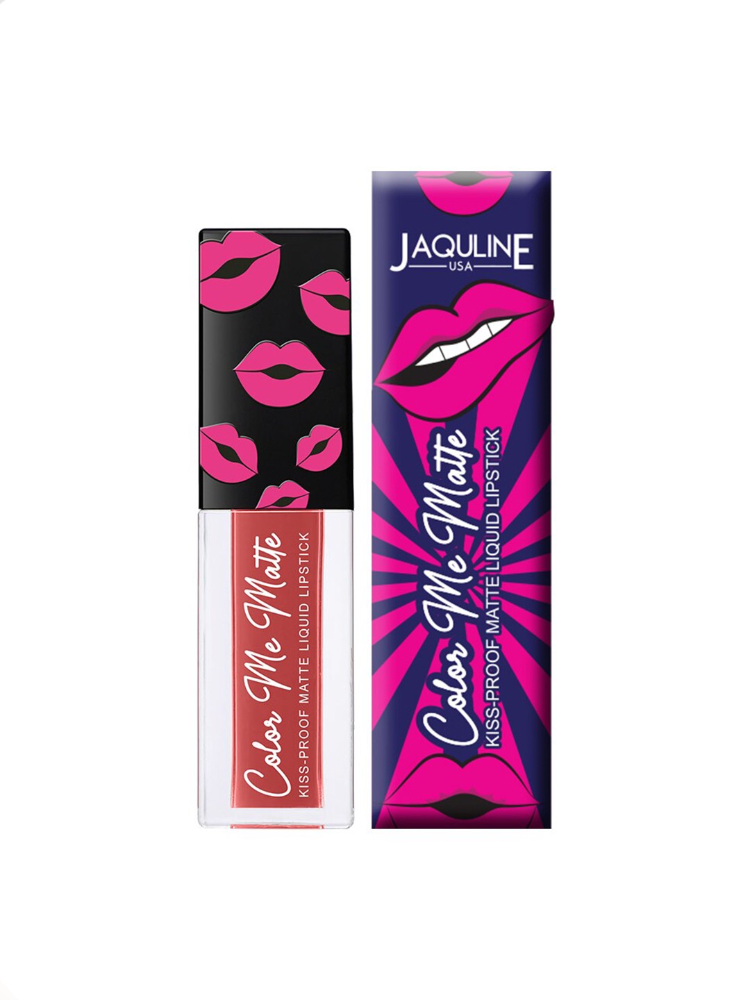 

Jaquline USA Color Me Matte Long Lasting Liquid Lipstick 5 ml - Plum, Brown
