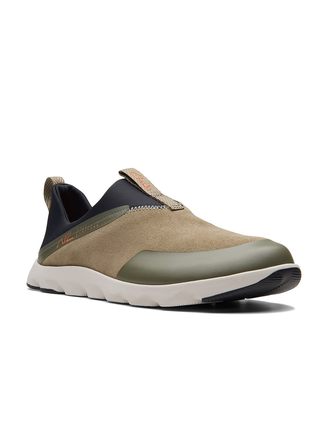 

Clarks Men Mid-Top Suede Slip-On Sneakers, Olive
