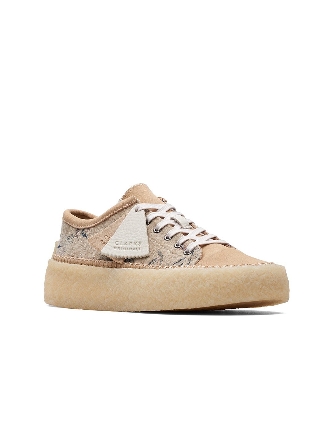

Clarks Men Printed Lace-Up Oxfords, Tan