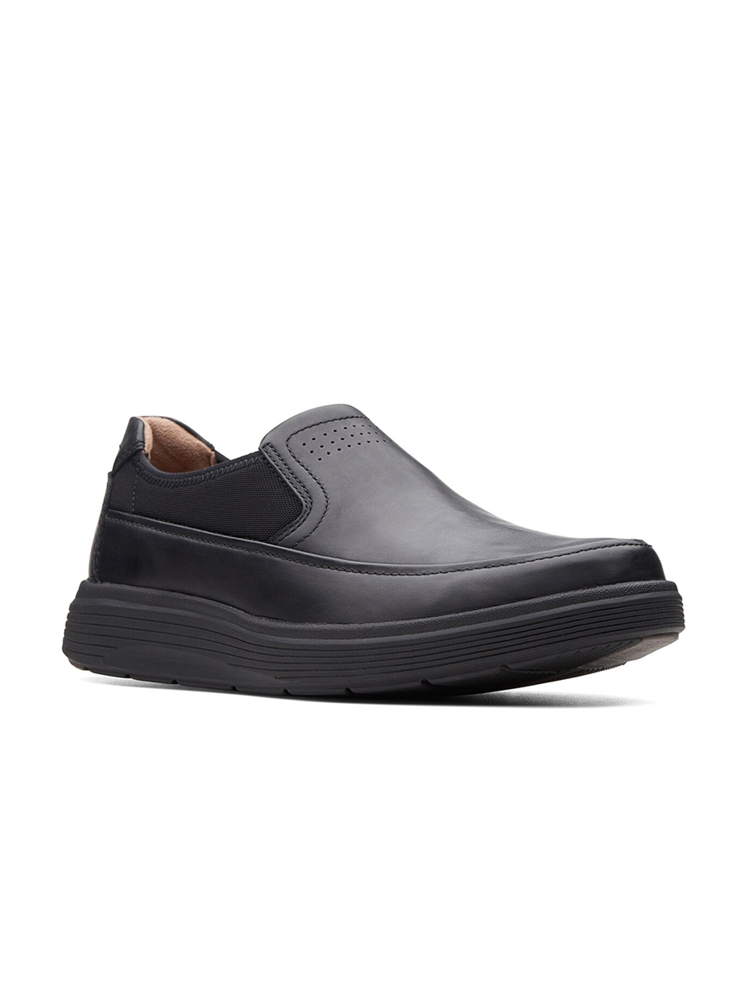 

Clarks Men Un Abode Go Leather Slip-On Sneakers, Black