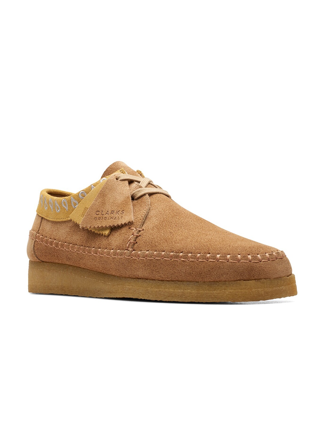 

Clarks Men Weaver Suede Comfort Insole Sneakers, Tan