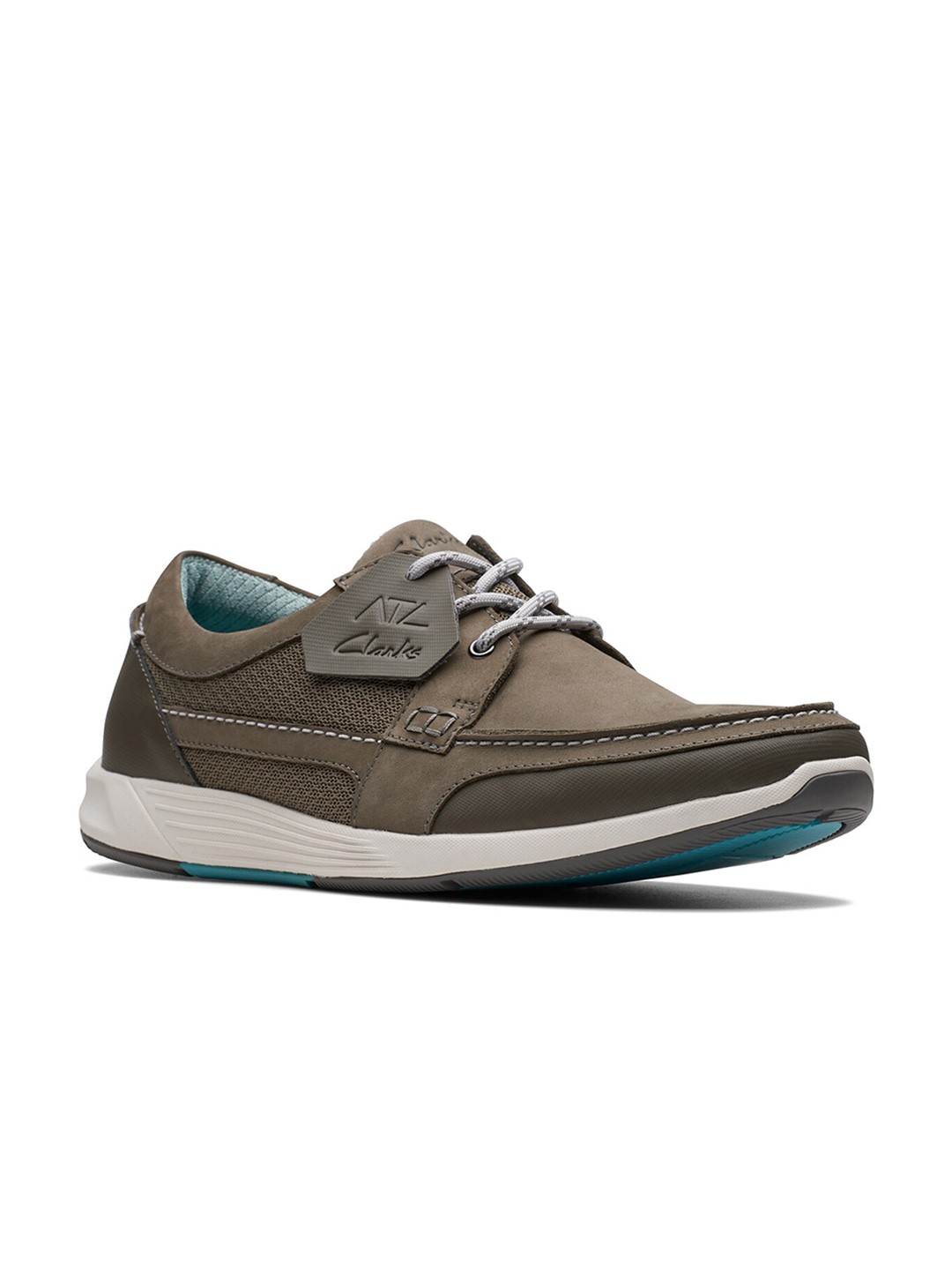 

Clarks Men ATL Sail Woven Design Nubuck Sneakers, Grey
