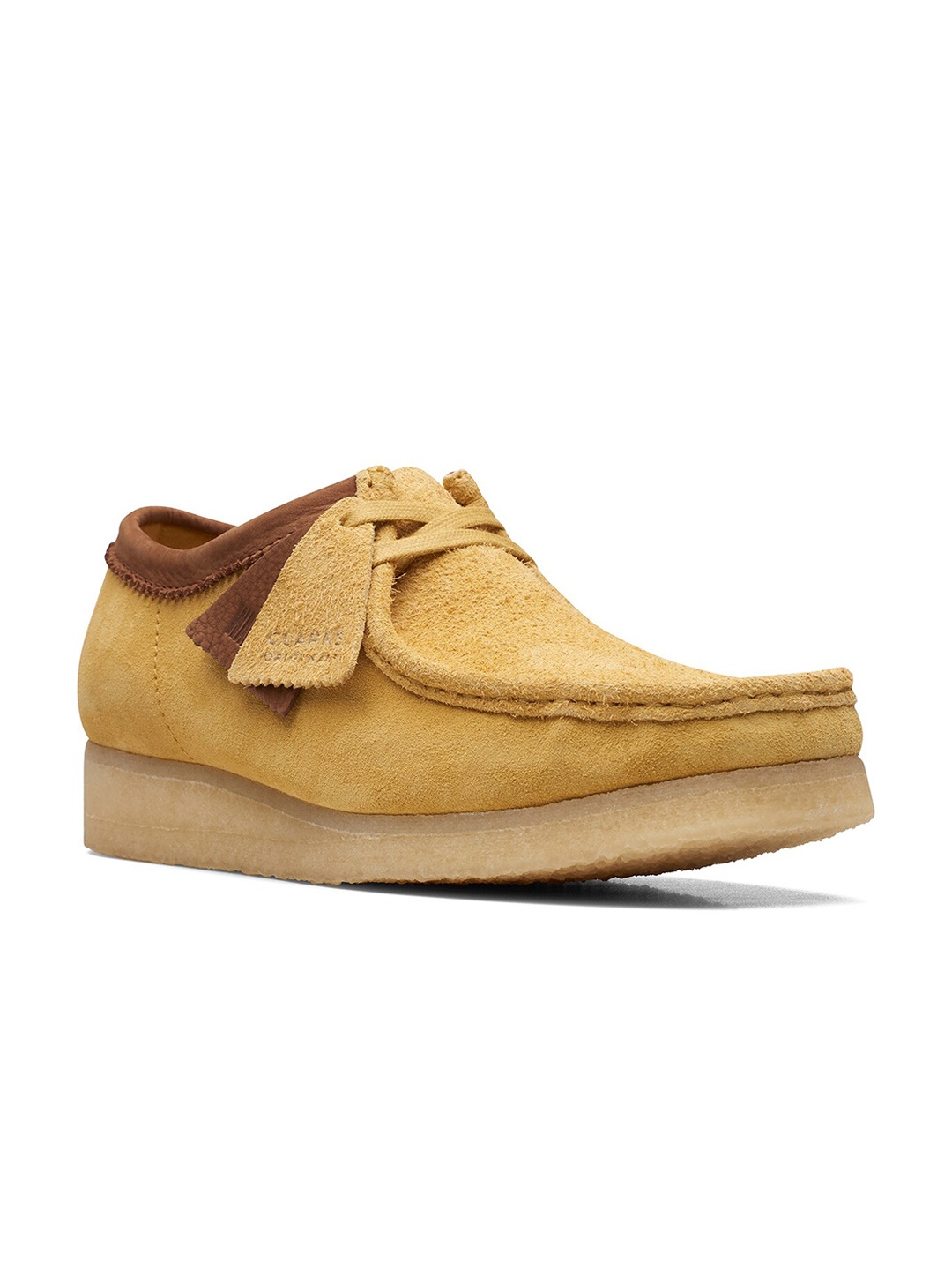 

Clarks Men Wallabee Textile Comfort Insole Sneakers, Yellow