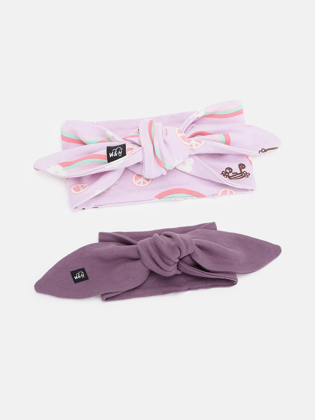 

Whistle & Hops Girls Pack Of 2 Headband, Purple