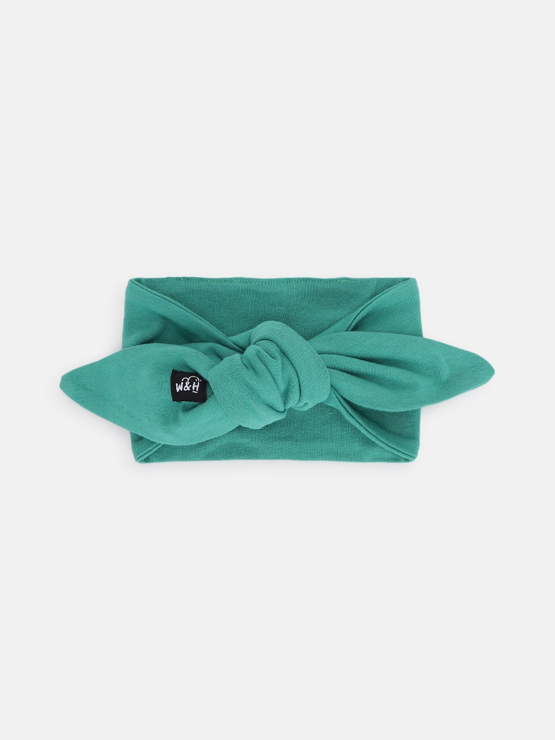 

Whistle & Hops Girls Organic Cotton Solid Headband, Teal