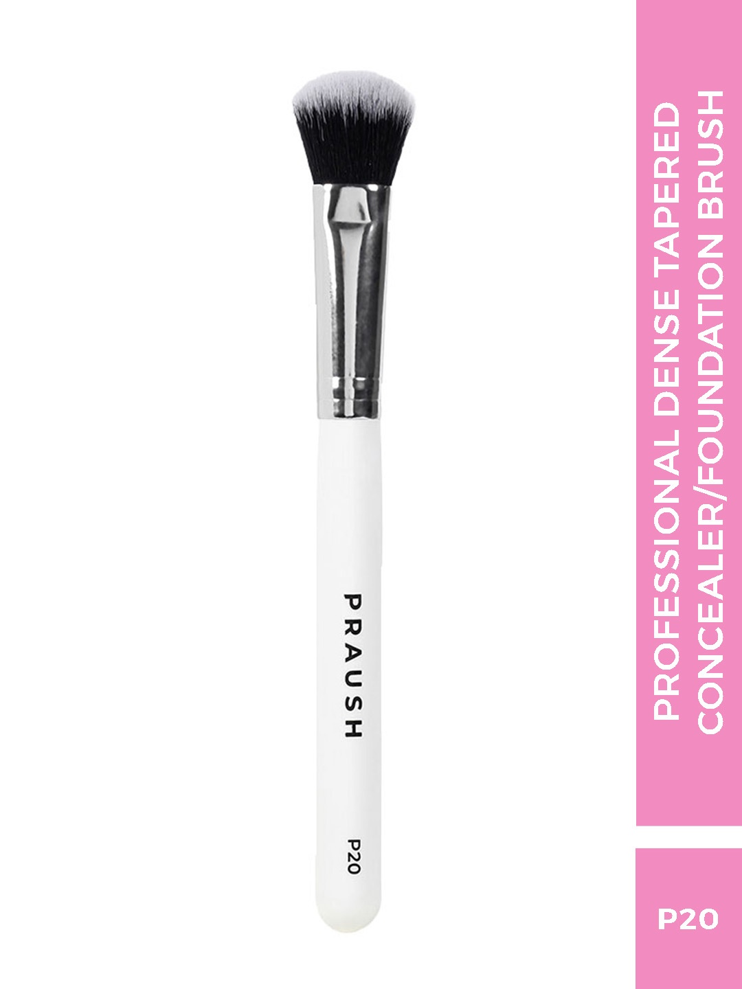 

Praush Professional Dense Tapered Concealer Foundation Brush - P20, White