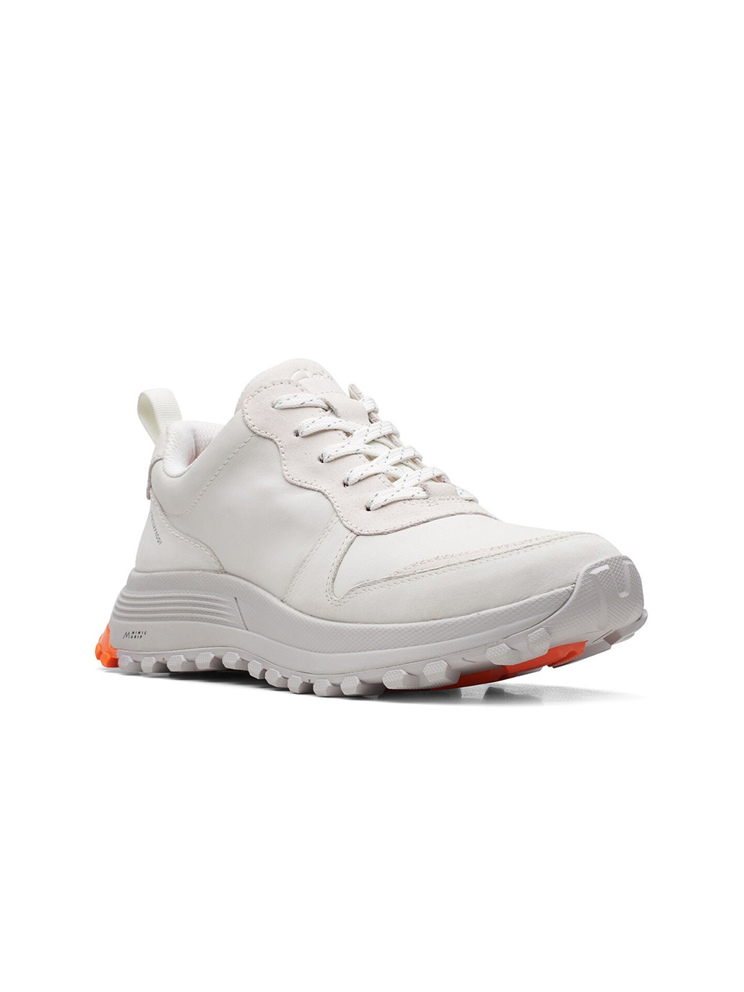 

Clarks Women Lace-Up Sneakers, Off white