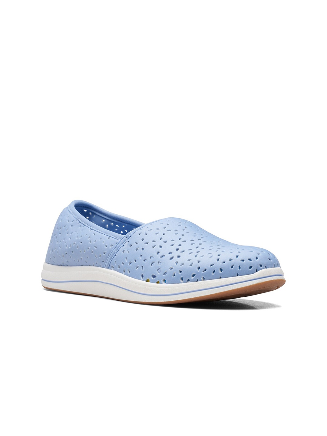 

Clarks Women Brinkley Emily Perforations Slip-On Sneakers, Lavender