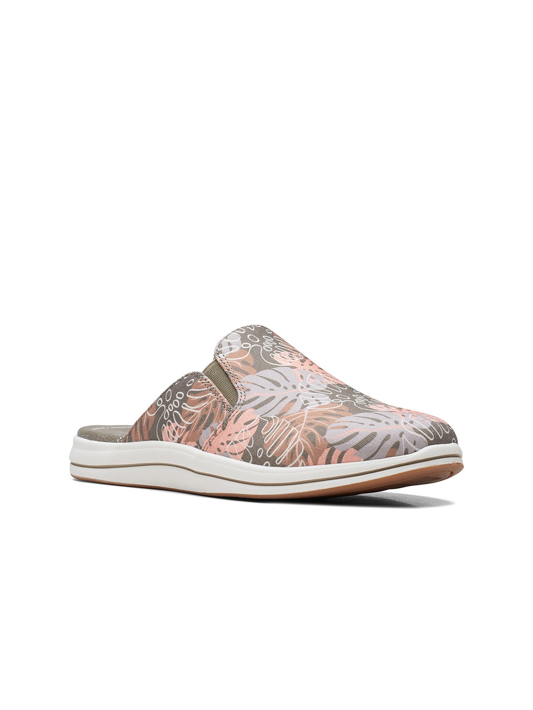 

Clarks Women Brinkley Shore Printed Textile Mule Sneakers, Olive
