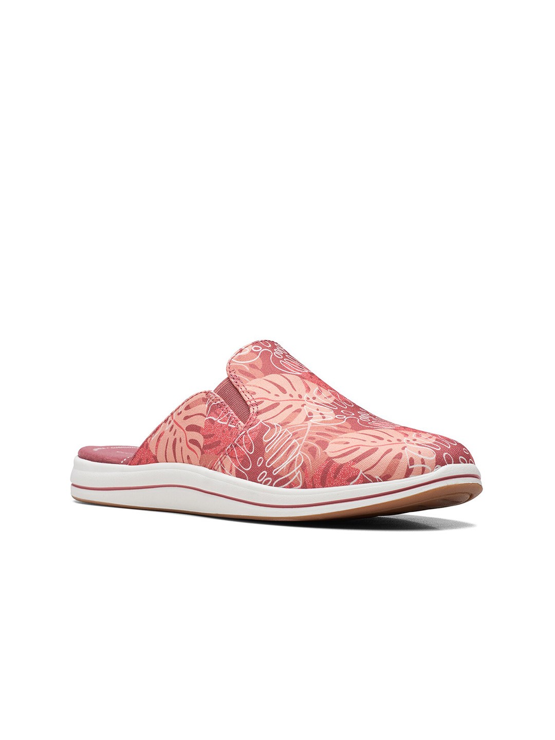 

Clarks Women Brinkley Shore Printed Textile Mule Sneakers, Red
