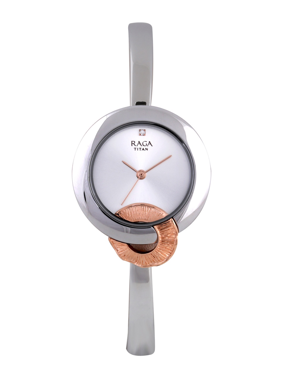 

Titan Raga Women Silver-Toned Analogue Watch 95051KM02F