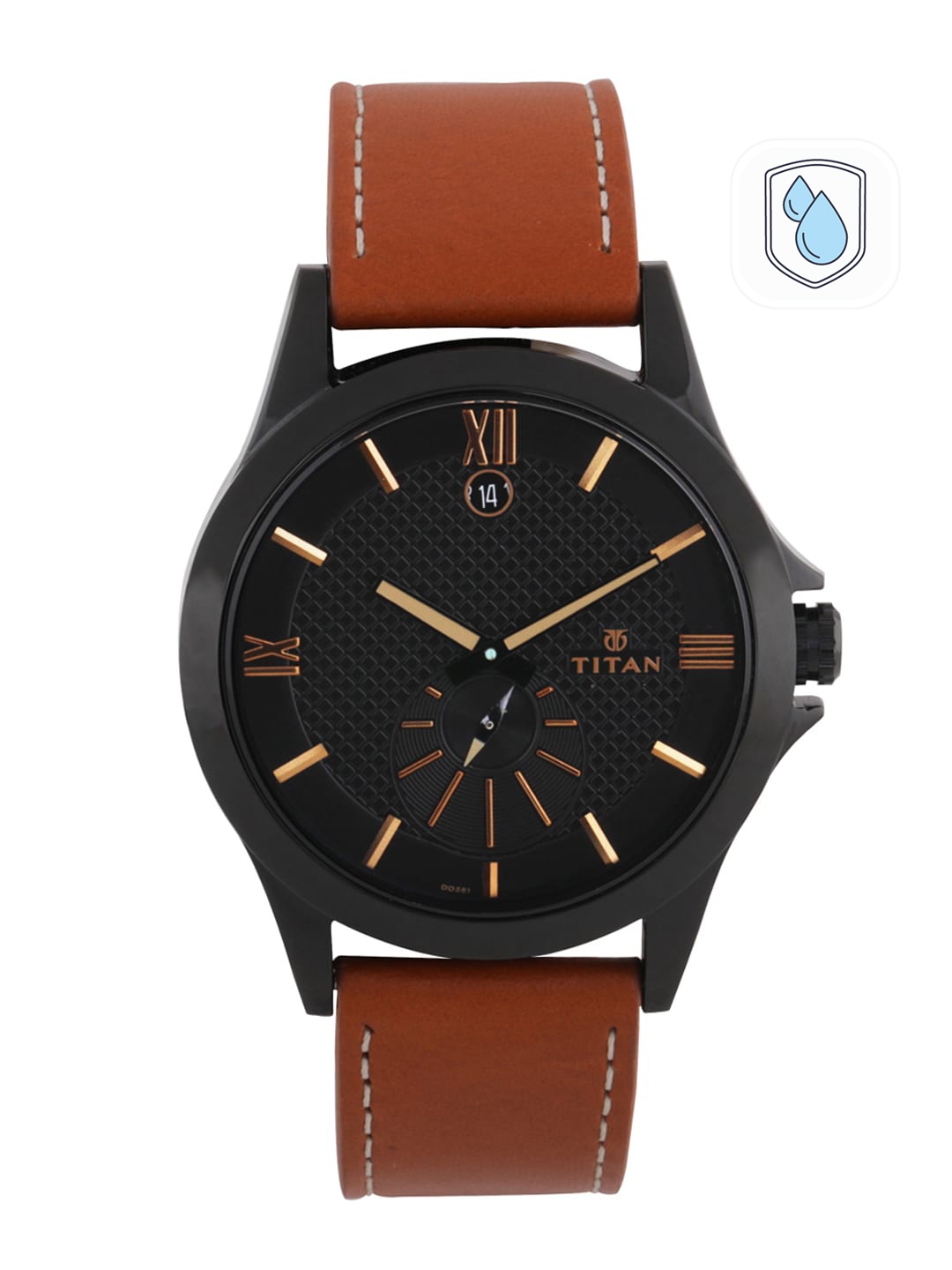 

Titan Smartsteel Men Black Analogue watch NL9323NL02