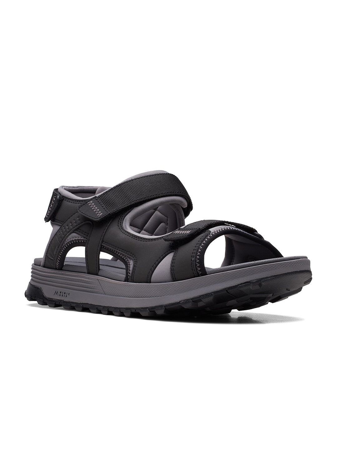 

Clarks Men Velcro Comfort Sandals, Black