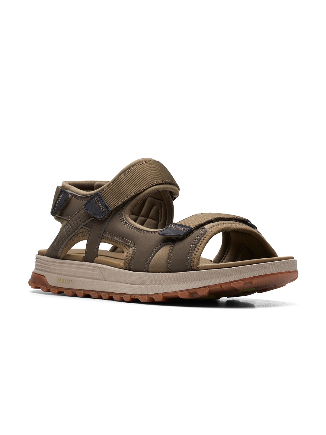 

Clarks Men Velcro Comfort Sandals, Olive