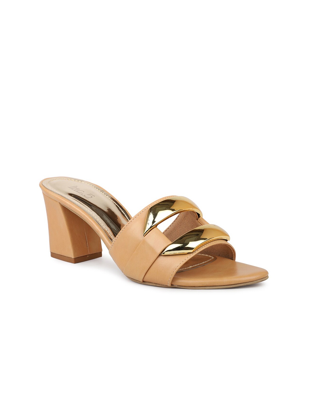 

Inc 5 Embellished Block Heels, Beige