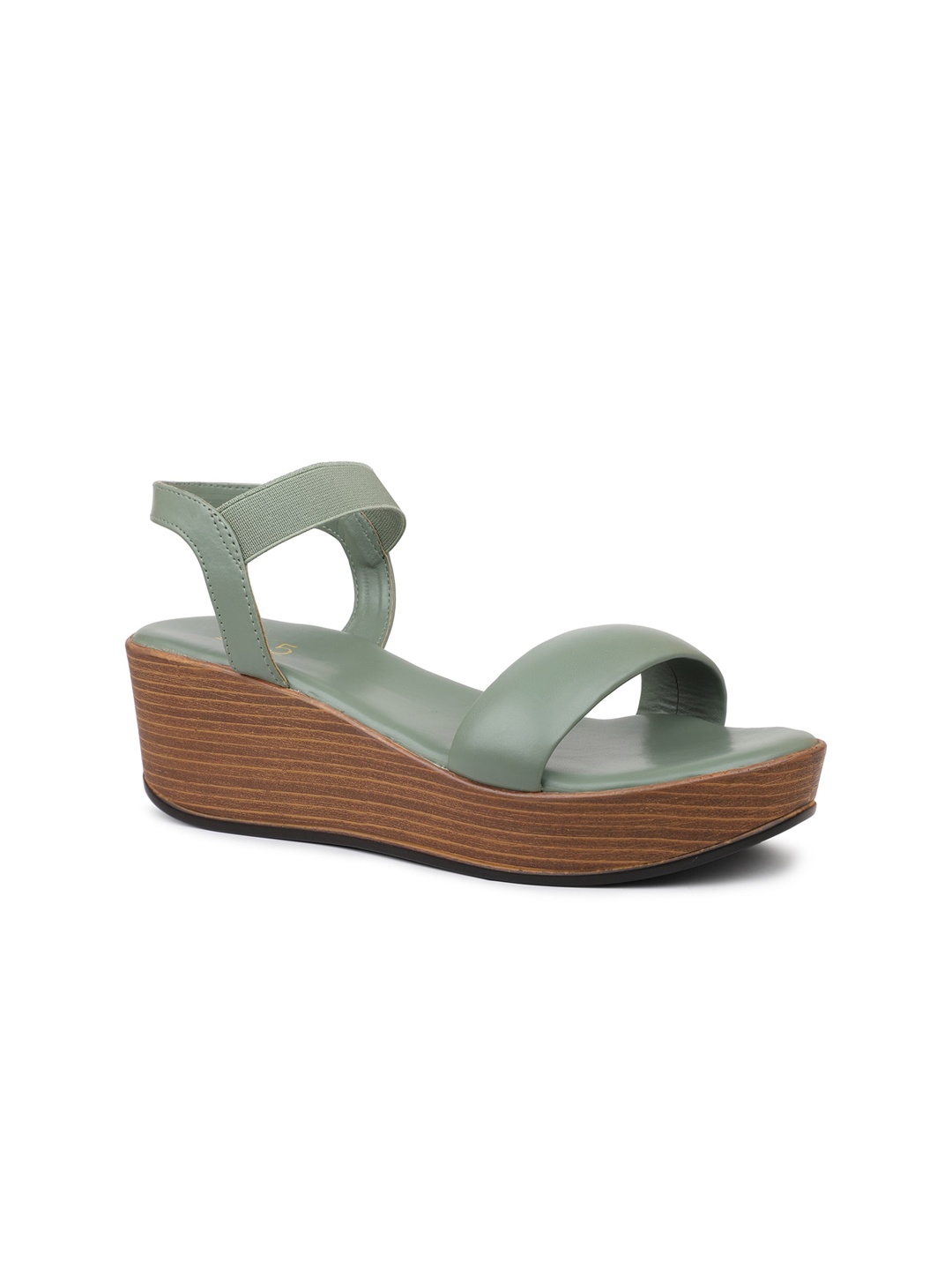 

Inc 5 Open Toe Wedge Heels, Green
