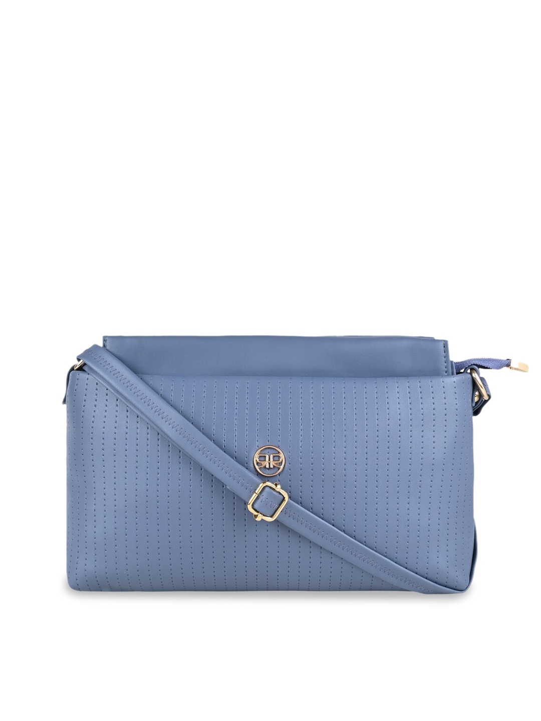 

Rocia Textured Structured Sling Bag, Blue