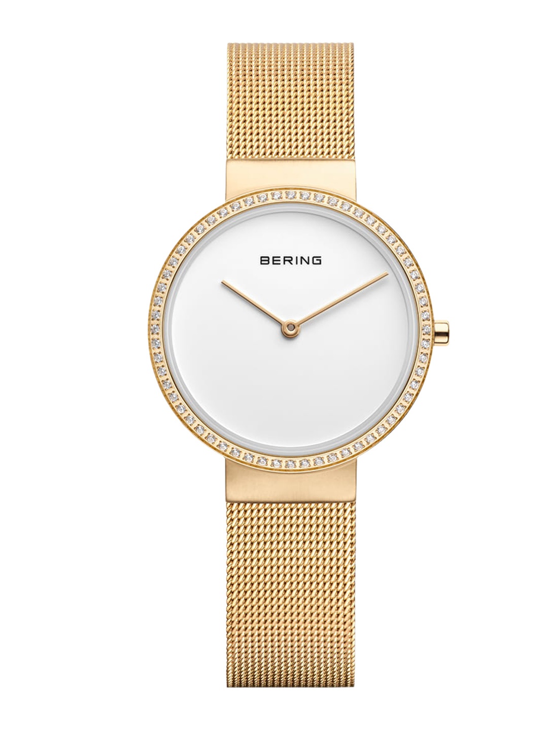

BERING Women Embellished Dial & Bracelet Style Straps Analogue Watch 14531-330, White