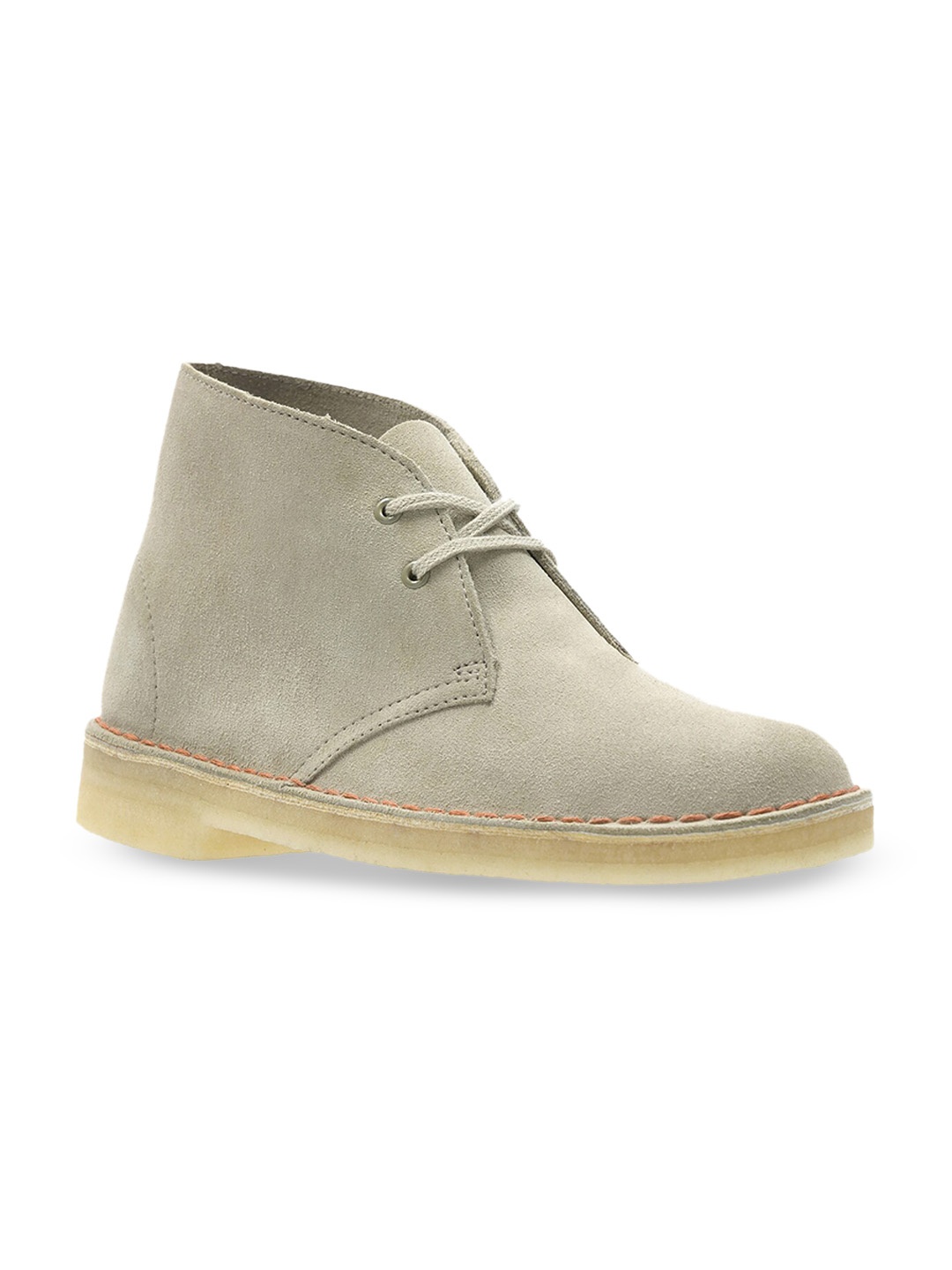 

Clarks Women Mid Top Suede Desert Boots, Beige