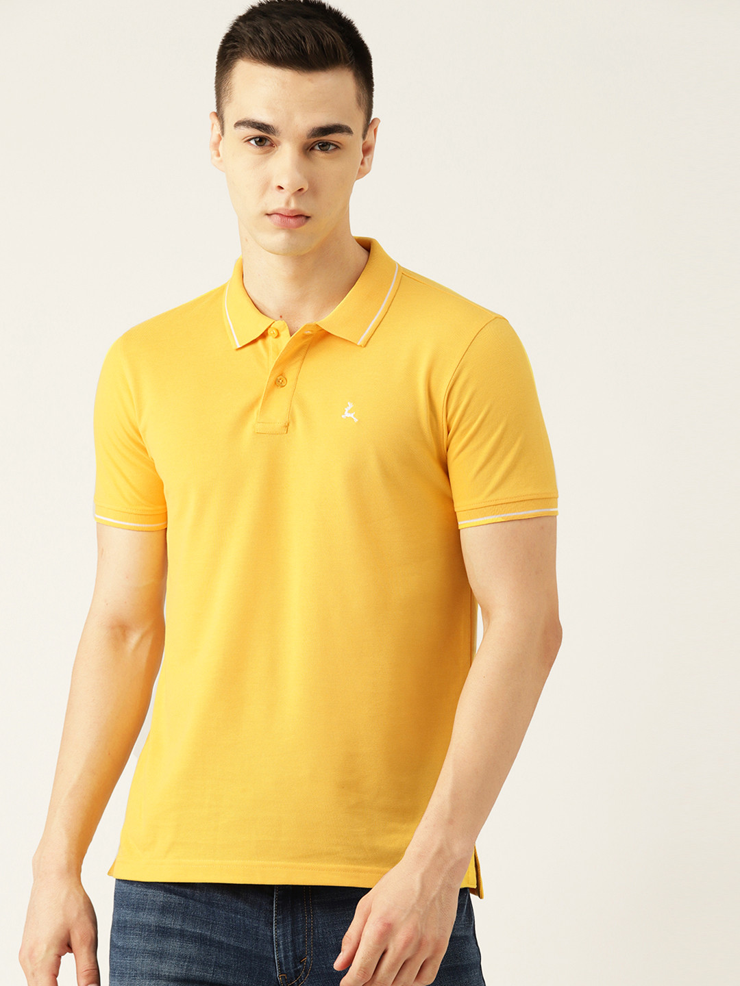 

Parx Polo Collar T-shirt, Yellow