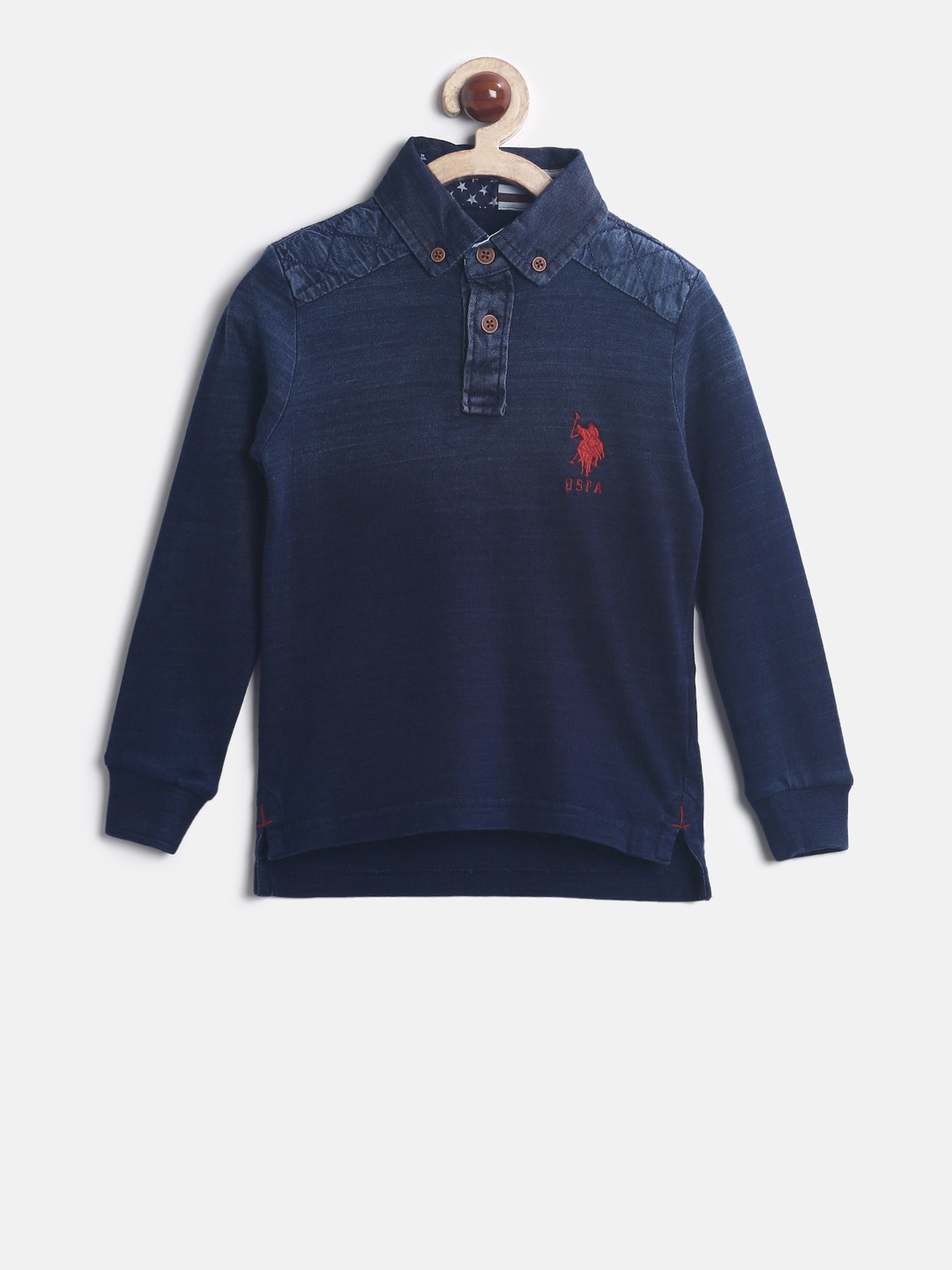 

U.S. Polo Assn. Kids Boys Navy Polo T-shirt, Navy blue