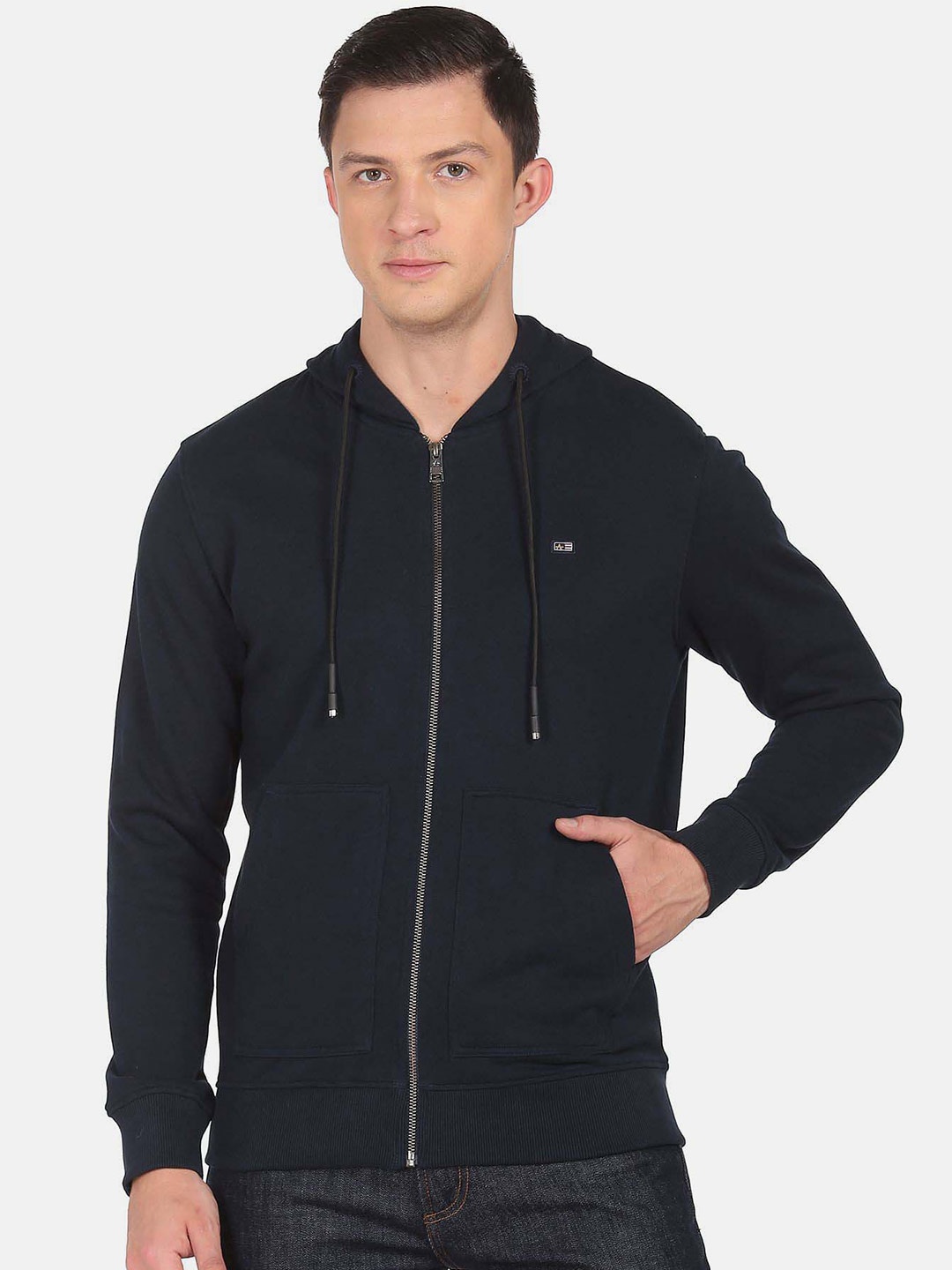 

Arrow Sport Hooded Cotton Sweatshirt, Blue