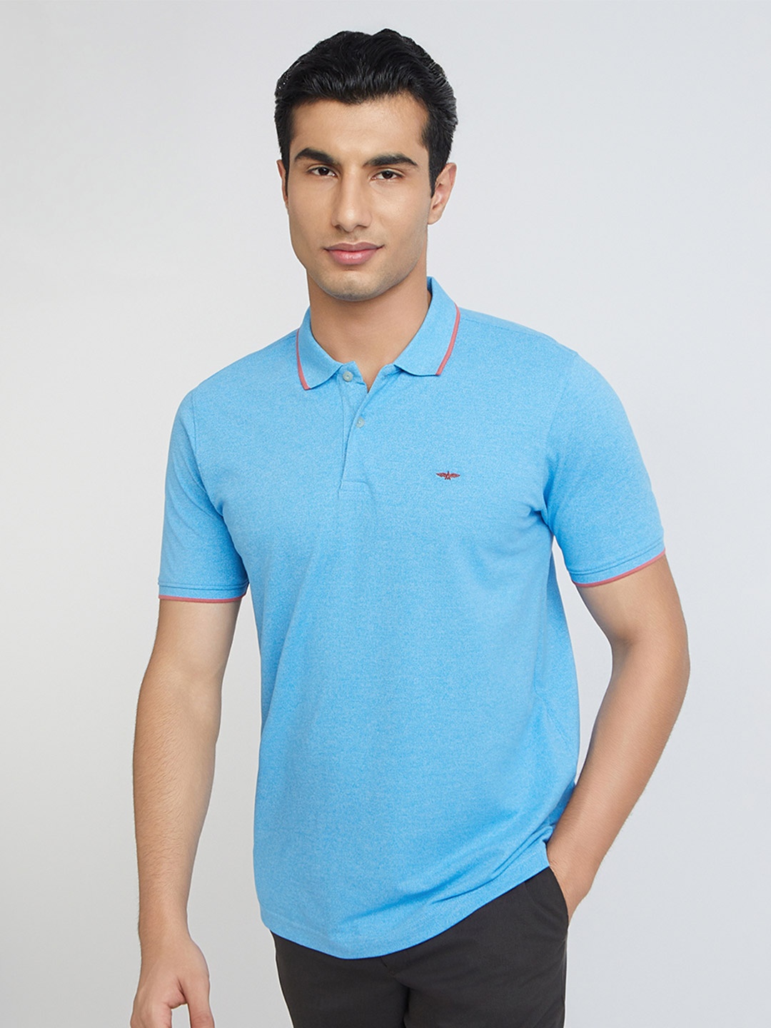 

Park Avenue Polo Collar Slim Fit T-shirt, Blue