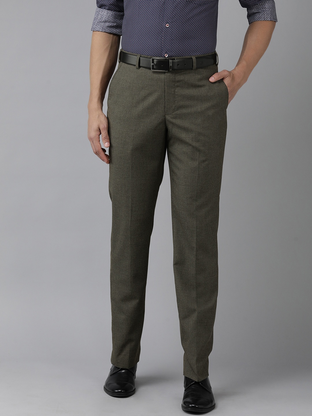 

Park Avenue Men Formal Trousers, Grey