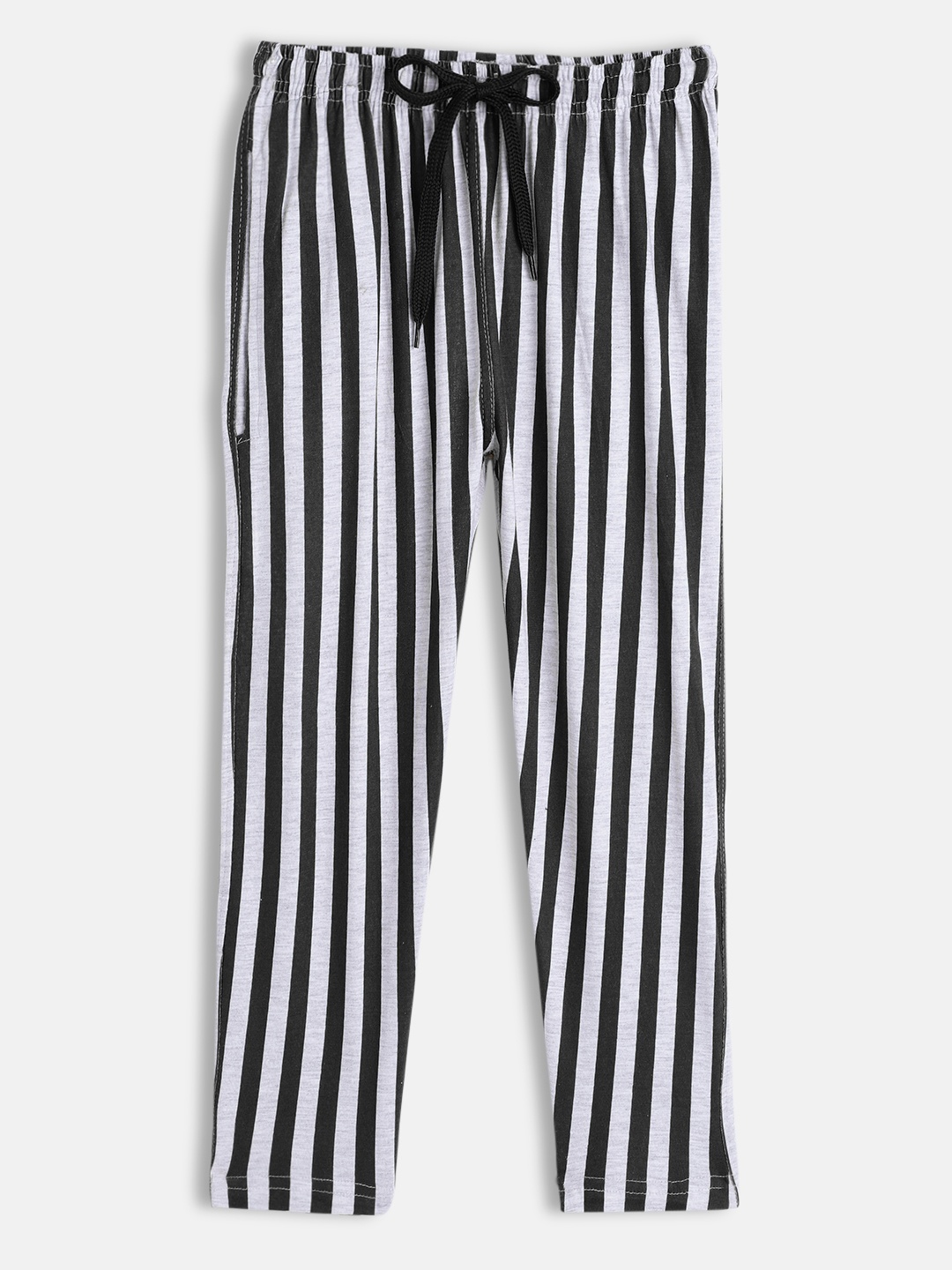

SEYBIL Girls Mid-Rise Striped Capris, Black