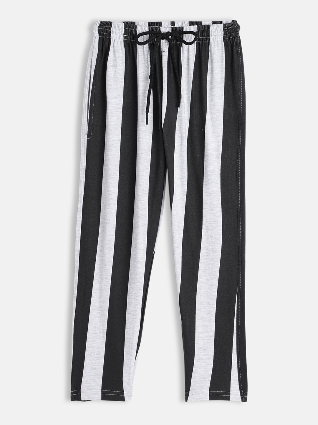 

SEYBIL Girls Mid-Rise Striped Capris, Black