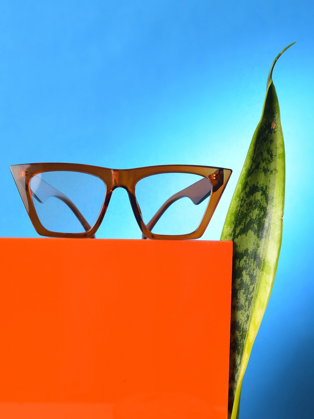 

HAUTE SAUCE by Campus Sutra Women Full Rim Butterfly Sunglasses- SUM23_HSSG1015, Orange