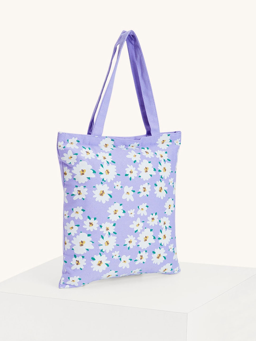 

Forever Glam by Pantaloons Floral Printed Shopper Tote Bag, Lavender
