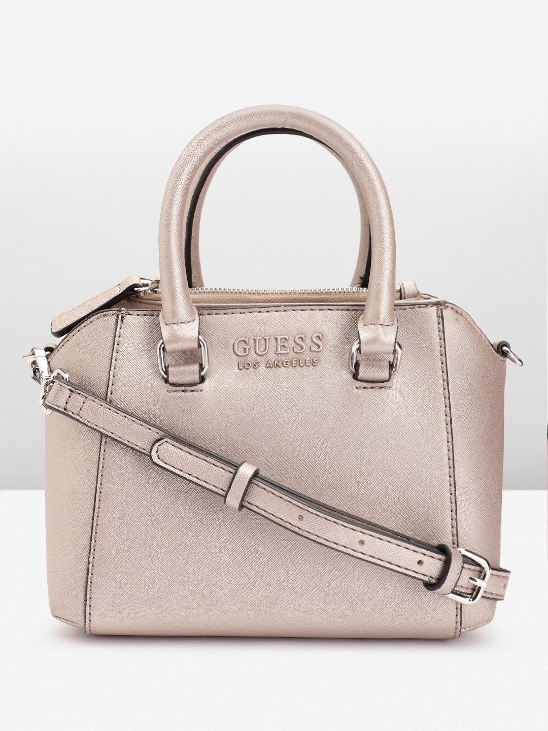 

GUESS Women Structured Handheld Bag, Rose gold