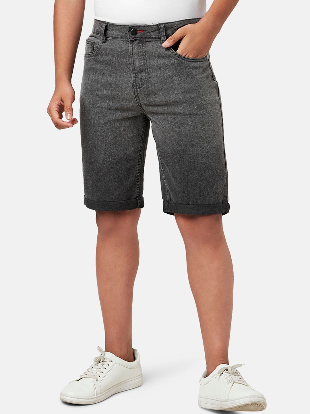 

Coolsters by Pantaloons Boys Cotton Shorts, Grey