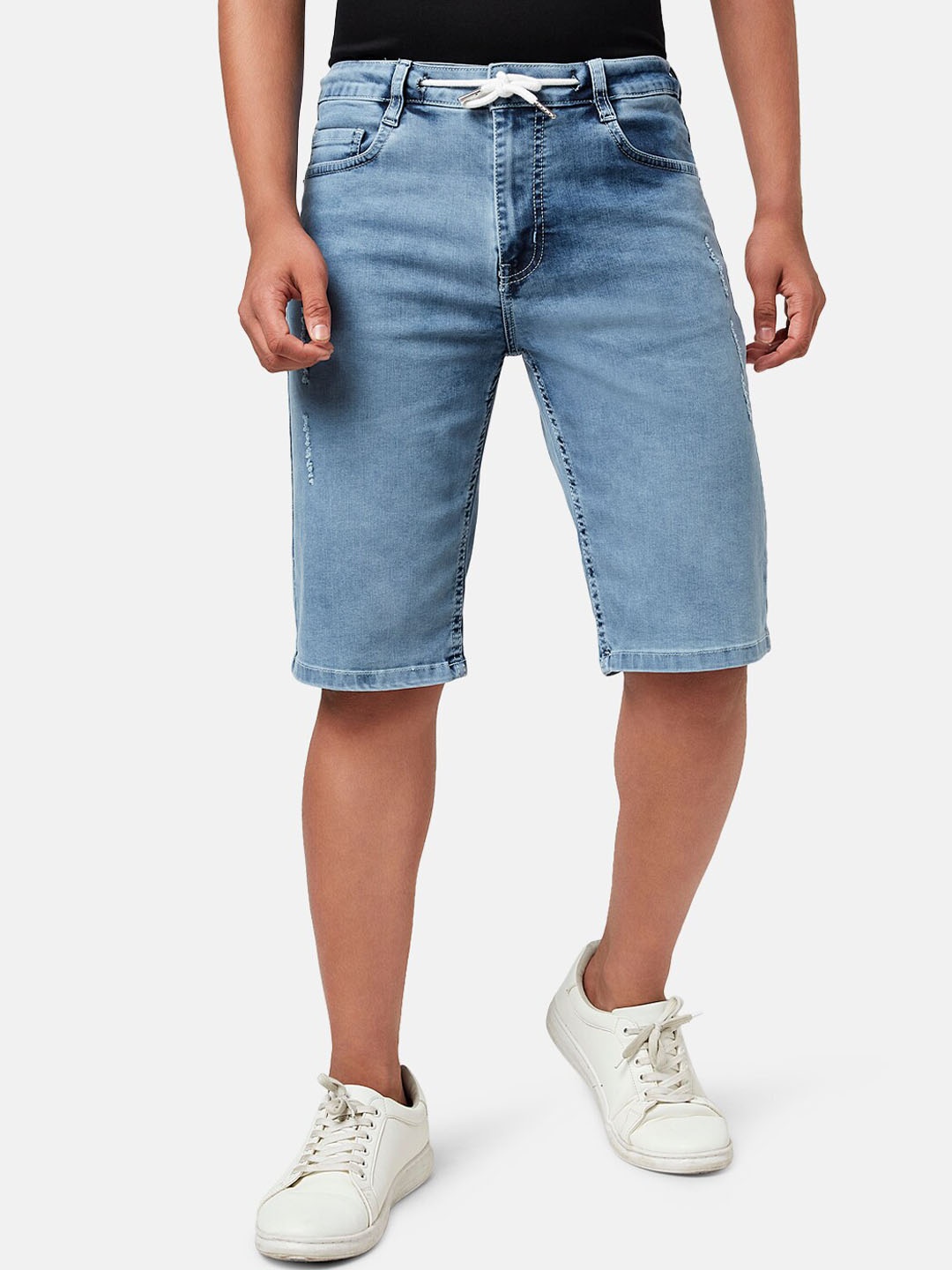 

Coolsters by Pantaloons Boys Cotton Denim Shorts, Blue