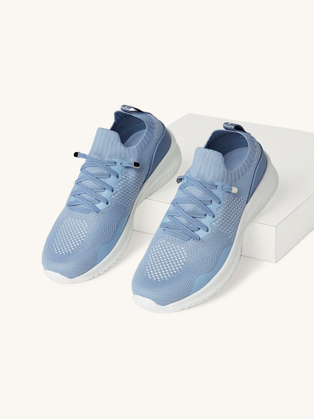 

Forever Glam by Pantaloons Women Textile Running Non-Marking Shoes, Blue