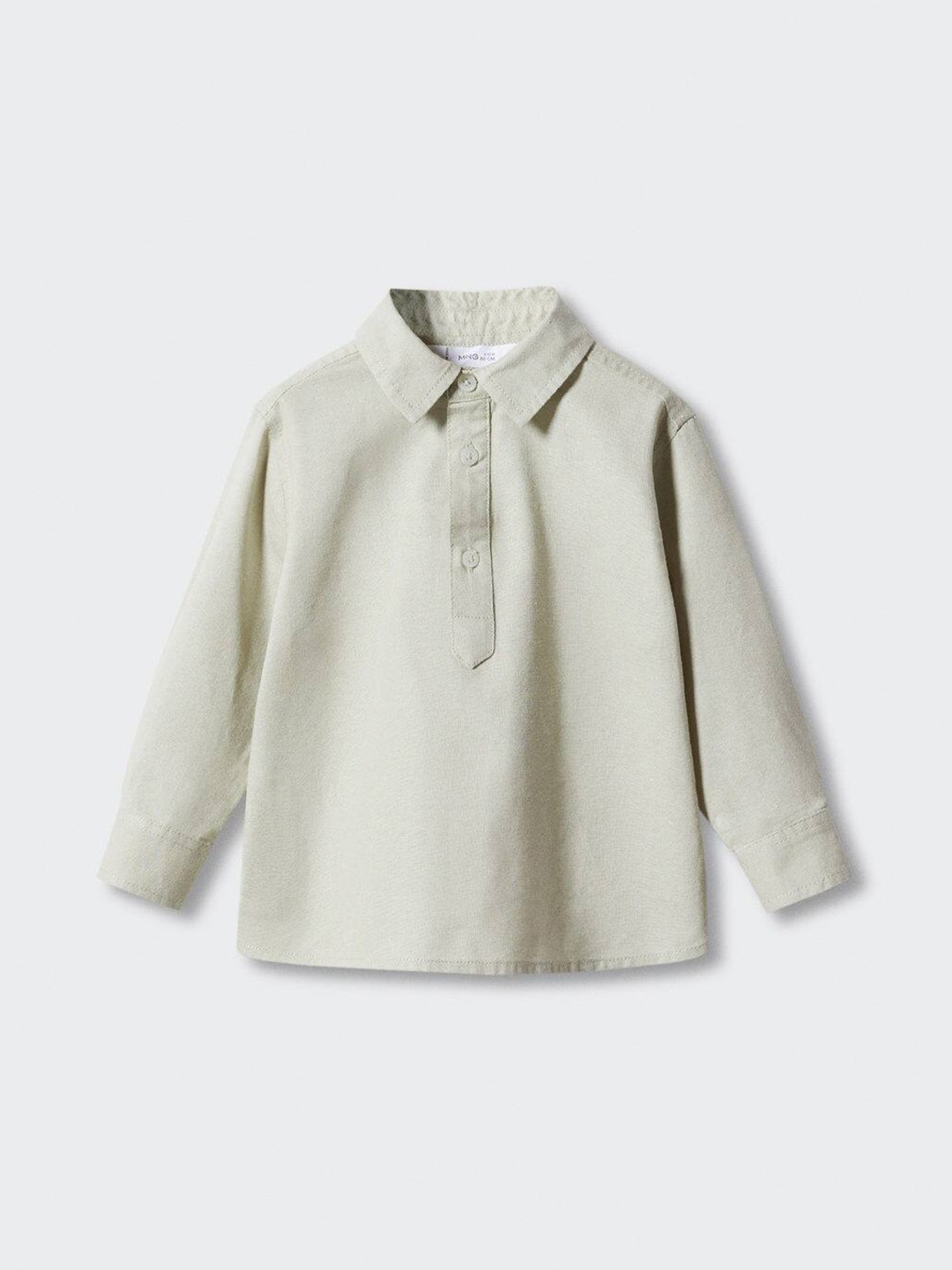 

Mango Kids Boys Pure Cotton Sustainable Casual Shirt, Green