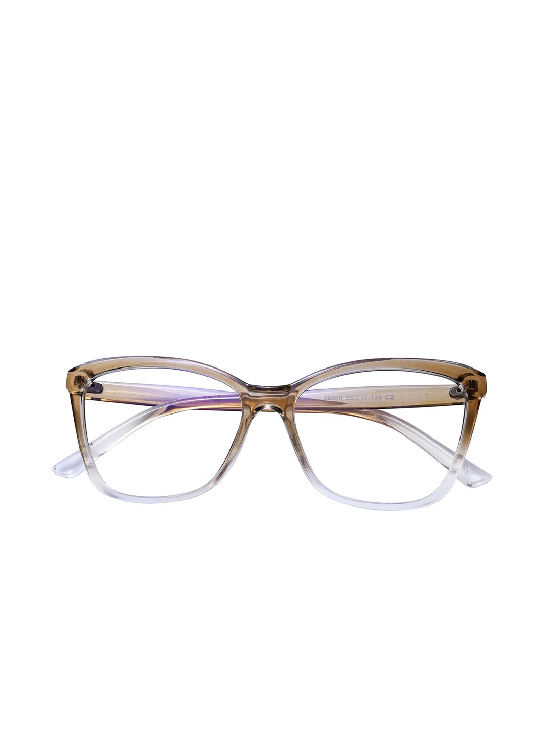 

Peter Jones Eyewear Women Full Rim Light Blocking Cateye Glasses, Brown