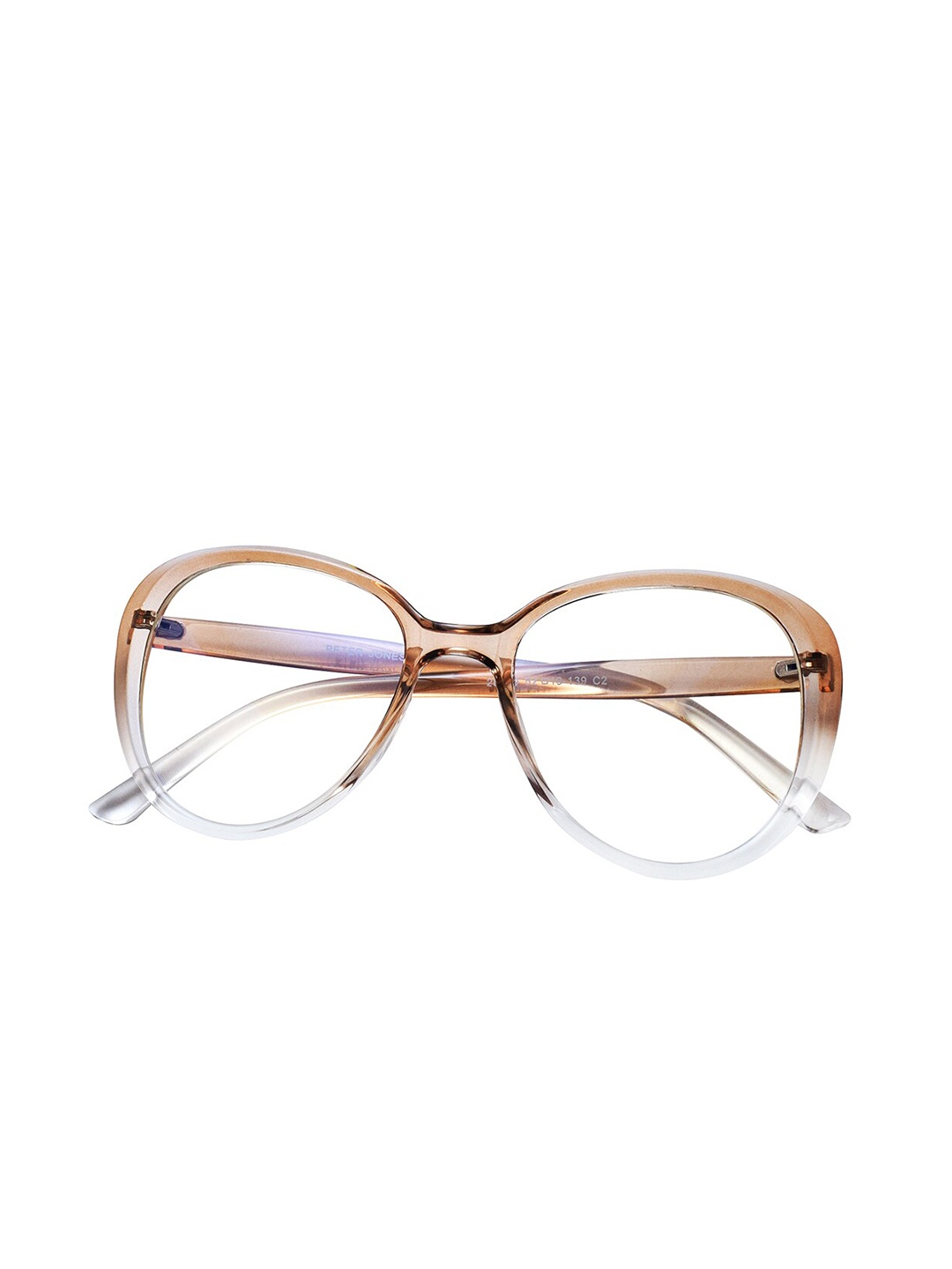 

Peter Jones Eyewear Women Full Rim Butterfly Frames 20389TBW, Brown