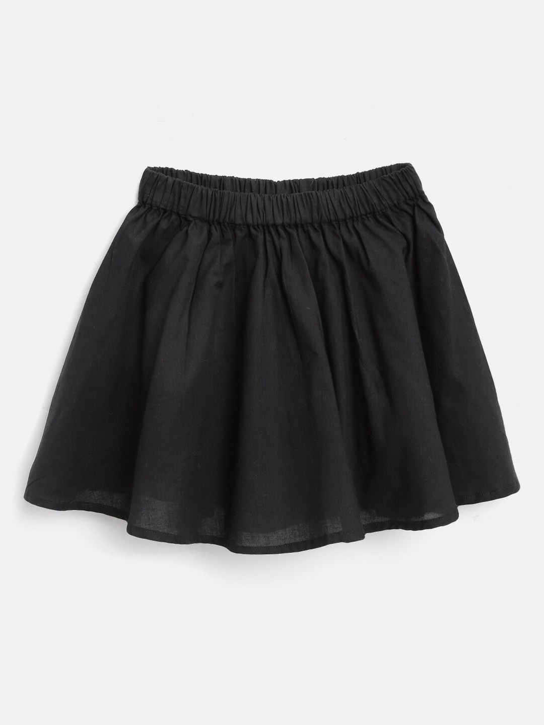 

AWW HUNNIE Girls Pure-Cotton Flared Tutu Skirts, Black