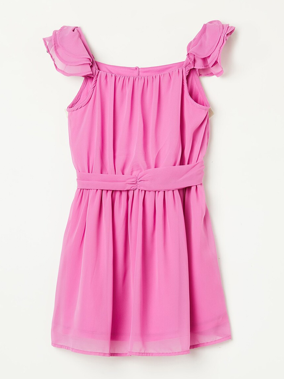 

Fame Forever by Lifestyle Girls Belted A-Line Dress, Lavender
