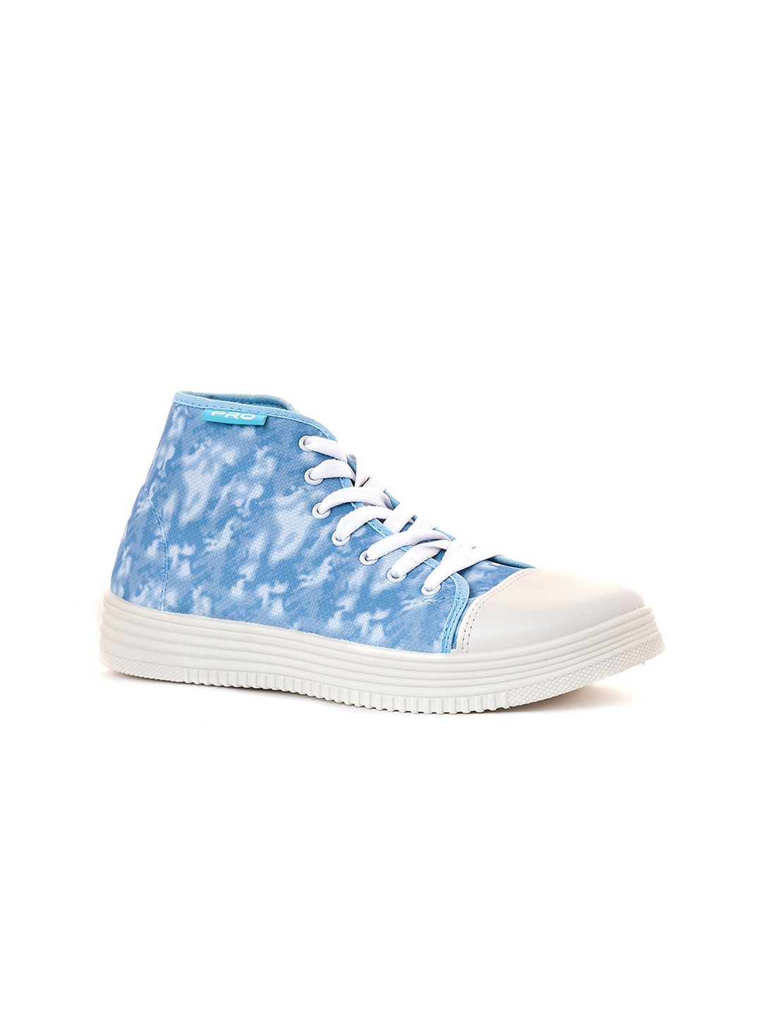 

Khadims Women Printed Round Toe Sneakers, Blue