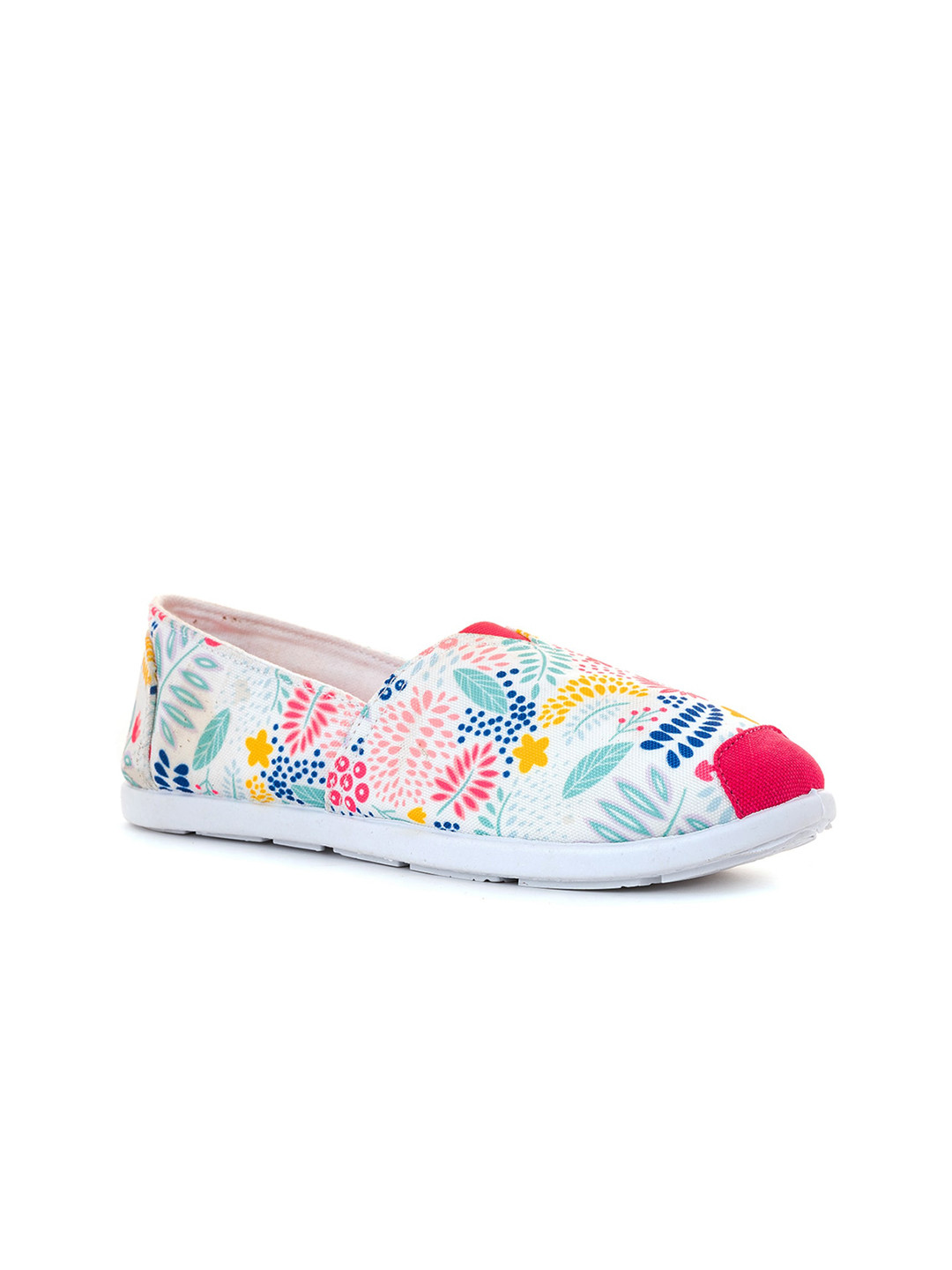 

Khadims Women Printed Slip On Espadrilles, White