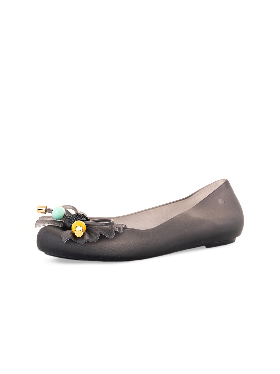 

Khadims Women Embellished Round Toe Ballerinas, Black
