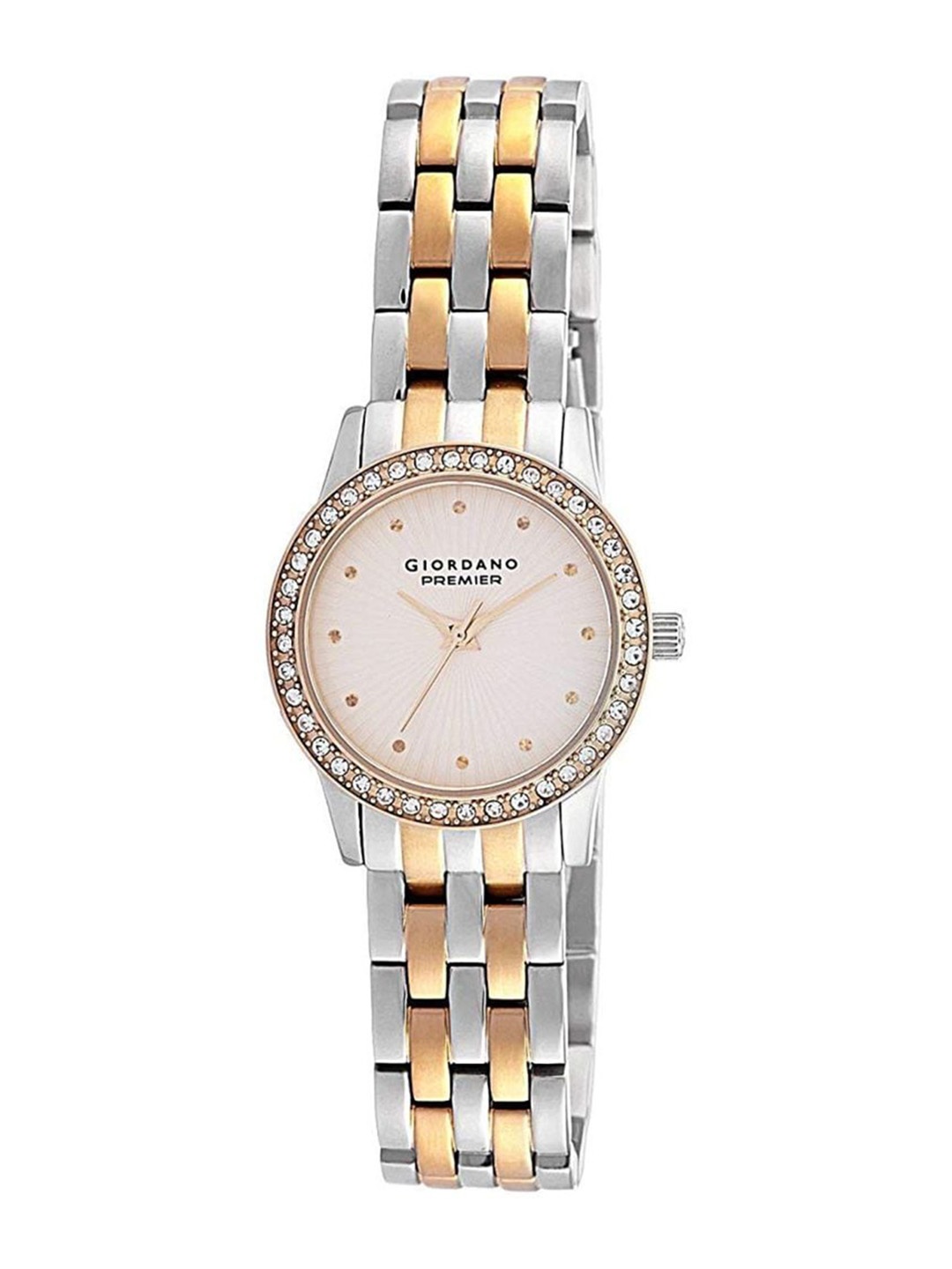 

GIORDANO Women Embellished Dial & Bracelet Style Straps Analogue Watch P216-33, Pink