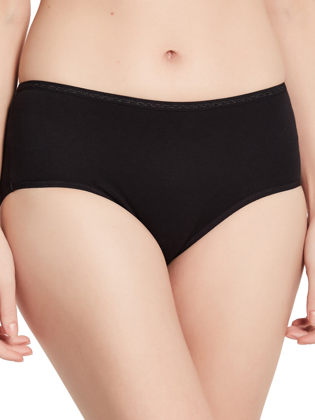 

UNMADE Women High-Rise Hipster Briefs, Black